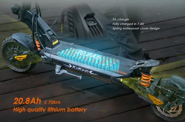 kukirin G2MASTER 2025 sähköskootteri: 1000W*2, 52V 20,8Ah, toimintasäde 70km, hydraulinen jousitus - taitettava, levyjarru, työmatka