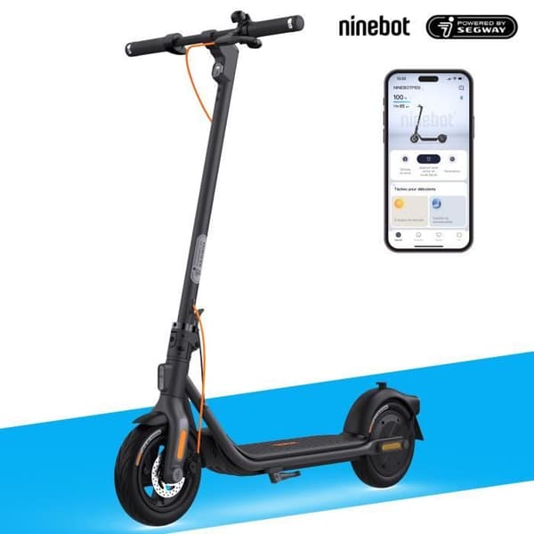 Ninebot F2 Plus E elektrisk skoter som drivs av Segway