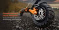 Miniatyrbillede 9 af 11: KuKirin G2 Pro (VMP) elektrisk scooter til voksne 500W motor 48V15.6Ah batteri terrængående scooter 9 tommer dæk foldbar elektrisk scooter