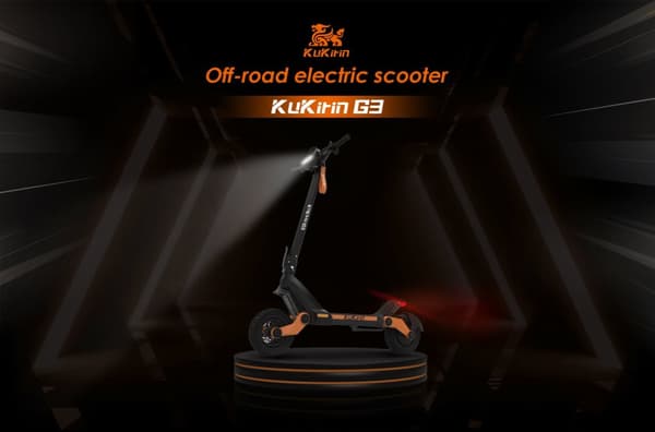 Kukirin G3 elektrisk scooter | 1200W | 52V/18Ah | 10" terrængående dæk til støvsugning | Maksimal hastighed 50 km/h | 63 km rækkevidde