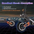 Miniatyrbillede 5 af 11: kukirin G3 PRO elektrisk scooter | 1200W*2 / Motor med dobbelt drev | 52V/23Ah batteri | Maksimal hastighed 65 km/t | 80 km rækkevidde