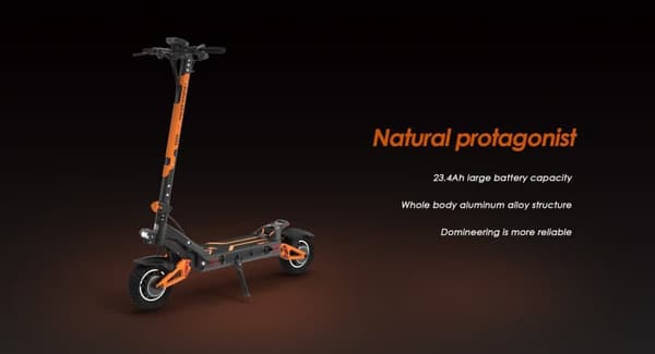 kukirin G3 PRO elektrisk scooter | 1200W*2 / Motor med dobbelt drev | 52V/23Ah batteri | Maksimal hastighed 65 km/t | 80 km rækkevidde