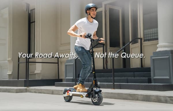 KuKirin M4MAX elektrisk scooter - 800W motor, 64 km rækkevidde, foldbar til pendling