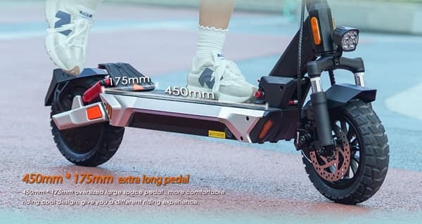 KuKirin M4MAX elektrisk scooter - 800W motor, 64 km rækkevidde, foldbar til pendling