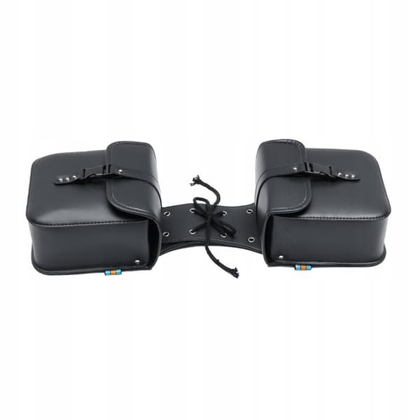 Universal Motorcykel Sadeltasker Sidetasker Læder 26x11x24cm