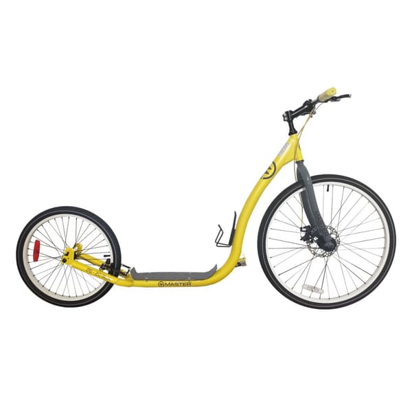 Scooter på oppustelige hjul MASTER 26-20 GLX Sort-gul