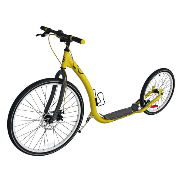 Scooter på oppustelige hjul MASTER 26-20 GLX Sort-gul