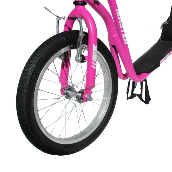 Master Rebel 16-12 Uppblåsbar Sparkcykel med Hjul - Rosa