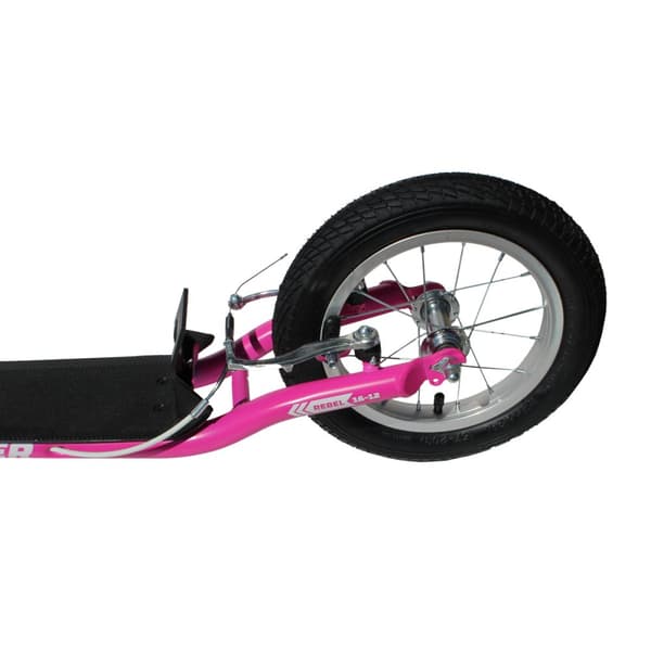Master Rebel 16-12 Uppblåsbar Sparkcykel med Hjul - Rosa