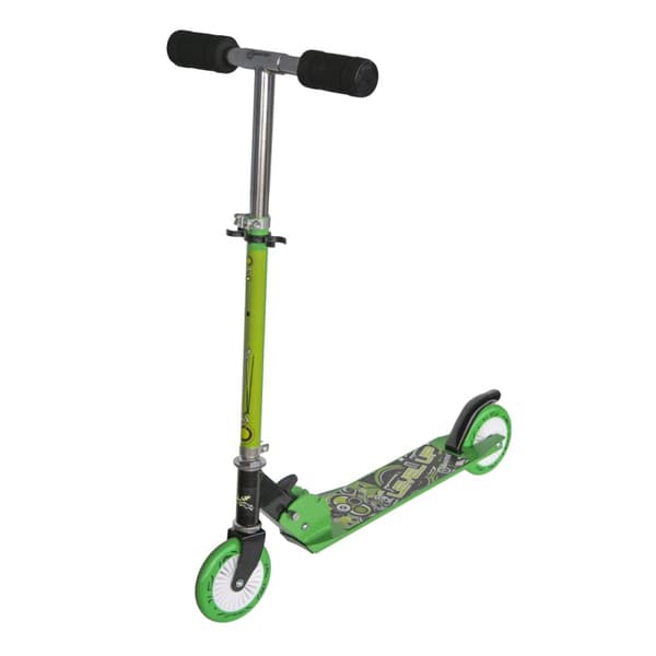 Hopfällbar sparkcykel MASTER Level Up 125 mm - grön