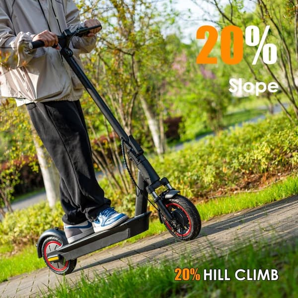 HEZZO HS-04PRO Lätt Elscooter - 12,5 kg, 30 km räckvidd, hopfällbar, bikakedäck, lämplig för stadspendling