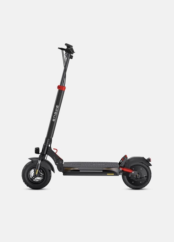 ENGWE Y600 Elscooter för vuxna, 48V 18AH 830W, 45 km, räckvidd 69 km, 25 cm däck, trippelfjädring, blinkers, pendling, utomhusbruk