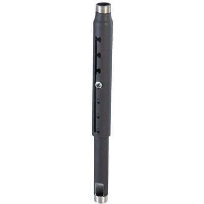 CHIEF CMS1012 - Förlängningsrör, justerbart 3048 - 3759mm, gängat i båda ändar, Svart