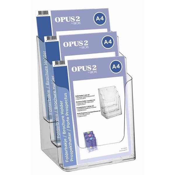 OPUS 2 Broschyrdisplay 3 x DIN A4, - 350101