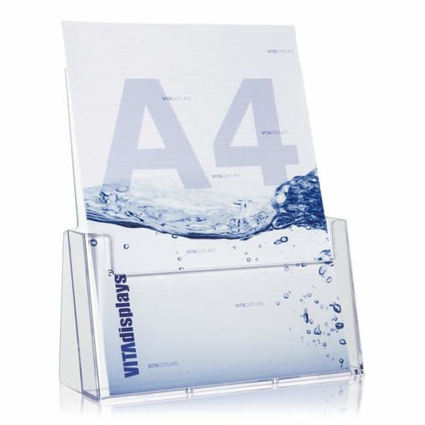 Dokumentdisplay - Taymar väggsorterare - LA-330-5 - Set med 5 transparenta broschyrhållare i A4-format