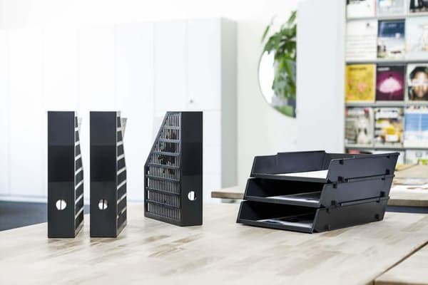 Dokumentdisplay - Slitstark väggsorterare - 1701569058 - Economy Magazine Folder Blue Angel, 10 stycken, antracit