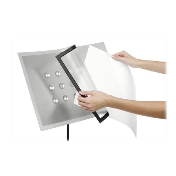 DURABLE DURAVIEW Golvstativ för A3 silver
