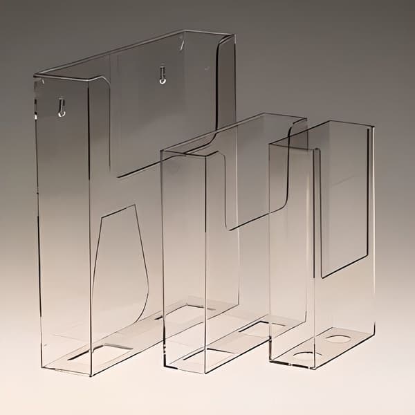 Porte brochures A4 - DEFLECTO - Transparent - Väggmonterade - Praktisk - Elegant design