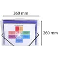Miniatyrbild 2 av 2: Väggsorterare - EXACOMPTA - Ref. 55898E - 6 fack - Omslag i PP - Stängning med gummiband