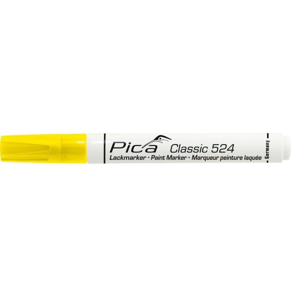Pica Industri malingsmarkør Classic 2-4 mm rund gul