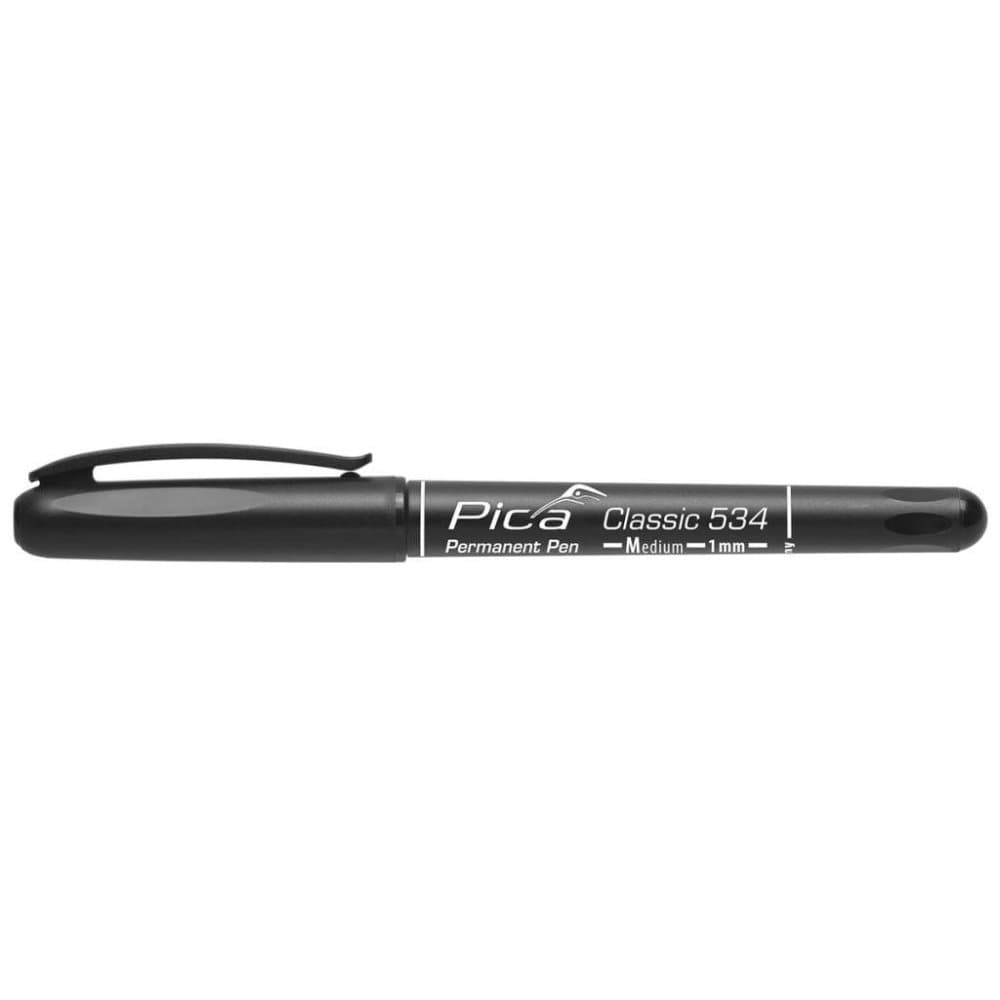 Pica Permanent sprittusj Classic 1 mm rund svart