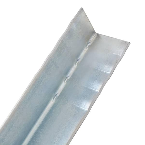 vidaXL L-formede jordankre 12 stk. galvaniseret stål 5 x 5 x 50 cm