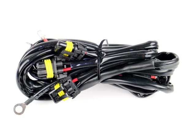 Kabelsats 80A 3x reläkabel strömkabel Xenon / ledramp arbetsljus