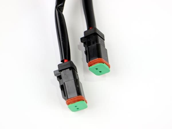 Kabelsats 80A reläkabel strömkabel arbetsljus ledramp 2x DT