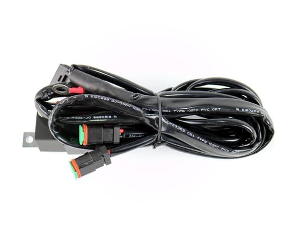 Kabelsats 80A reläkabel strömkabel arbetsljus ledramp 2x DT