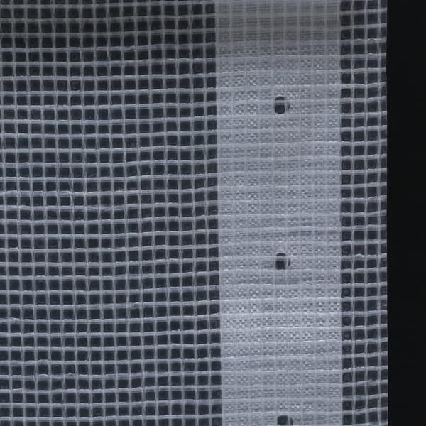 vidaXL Leno presenning 2 stk 260 g/m² 2x20 m hvit