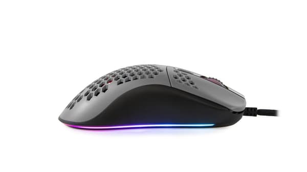 Arozzi Favo Ultra Light Gamingmouse - Black / Grey