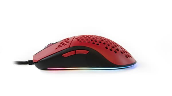 Arozzi Favo Ultra Light Gamingmouse - Black / Red