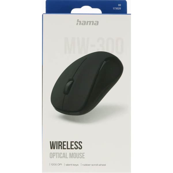HAMA Optisk Trådlös Mus MW-300 V2 - Svart