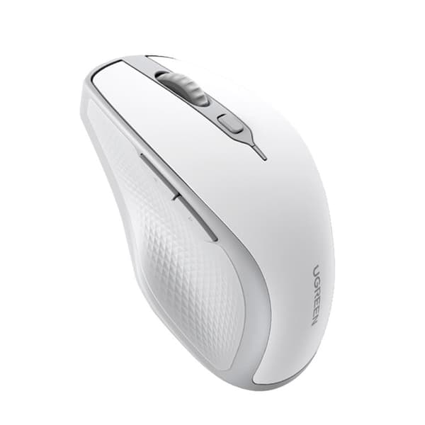 Ugreen Ergonomisk Trådlös Mus Bluetooth 2.4 GHz - Vit