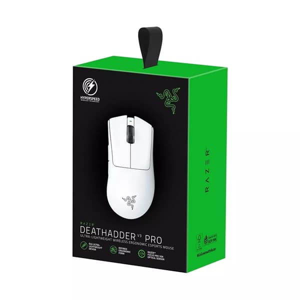 Razer DeathAdder V3 Pro Gaming Mus - Vit