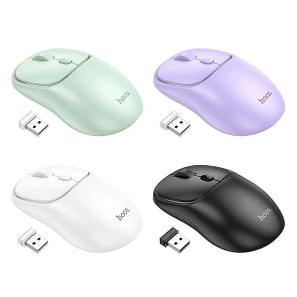 Hoco Trådlös Datormus 2.4G 1600 DPI GM25 - Grön