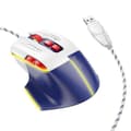 Miniatyrbild 1 av 5: Hoco Wired Gaming Mus USB-A 3600DPI - Vit/Blå