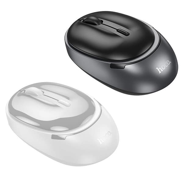 Hoco Trådlös Datormus 2.4G 1600 DPI GM34 - Metallgrå