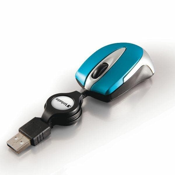 Verbatim Optisk Mus USB-A 1000 dpi Go Mini - Blå