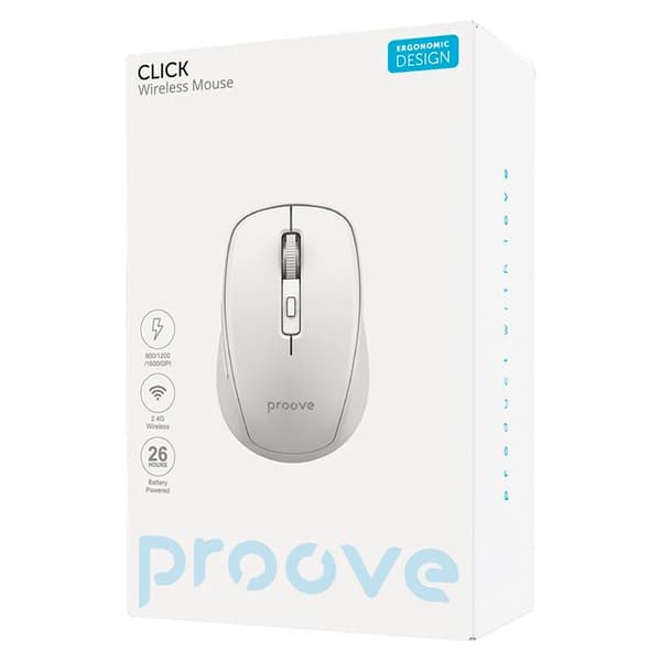 Proove Trådlös Mouse Click - Vit