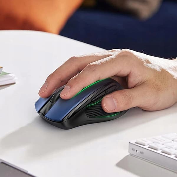 Ugreen Optisk Trådlös USB-Mus 2.4GHz 4000 DPI MU006 - Blå