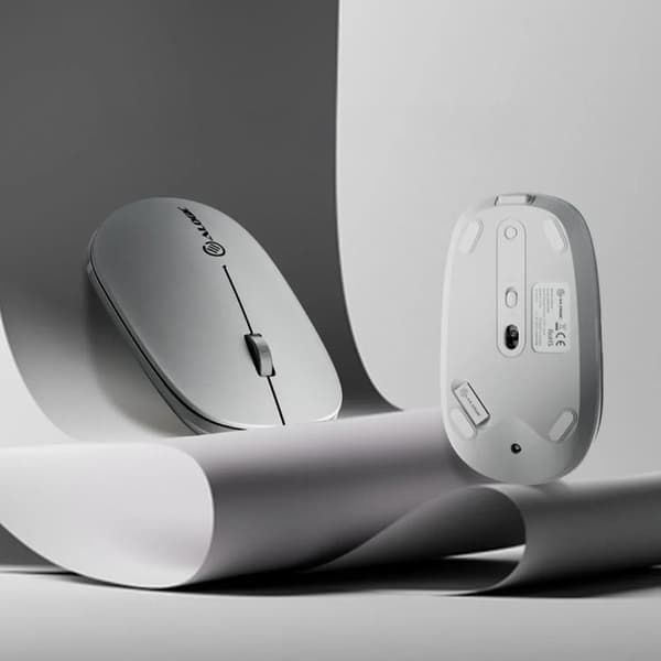 Alogic Echelon Bluetooth USB-C Laddningsbar Mus med 4 Tangenter - Vit