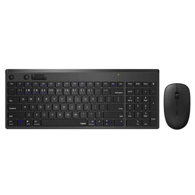 RAPOO Tangentbord/Mus Set 8050T Multi-Mode Trådlös Svart