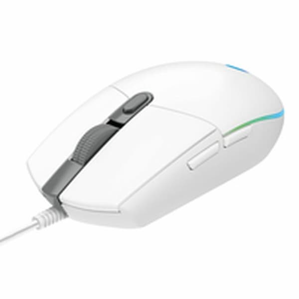 Mus Logitech G203 LIGHTSYNC Hvit Hvit