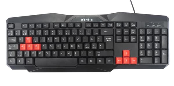 GamingKit 4-i-1 Tangentbord, Mus, Headset, Musmatta