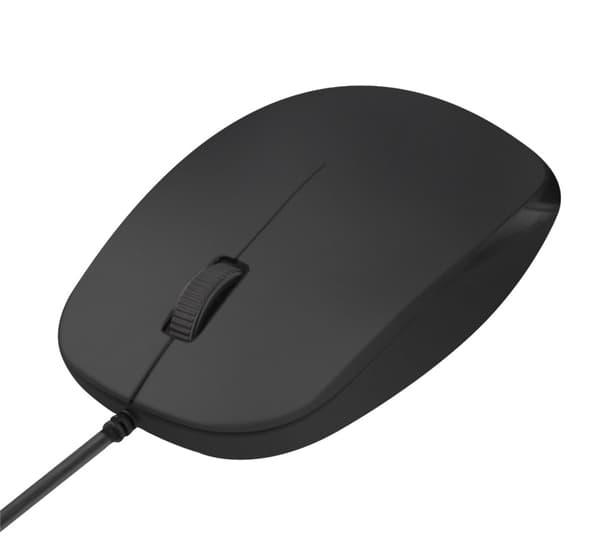 DELTACO Tastaturkit med mus, PAN Nordic layout, USB, svart
