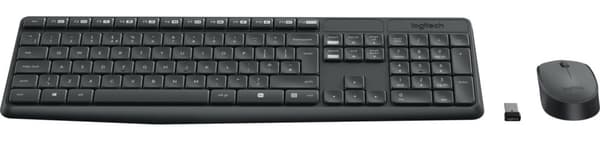 Logitech mK235 trådløst tastatur og mus