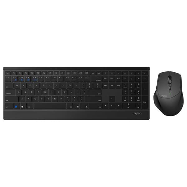 Rapoo Keyboard/Mice Set 9500M Wireless Multi-Mode Black Sort