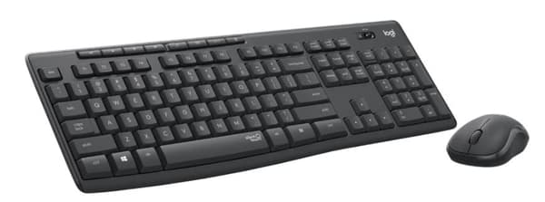 Logitech MK295 Lydløs trådløs kombo - GRAPHITE NORDIC