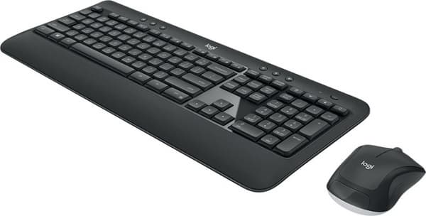 Logitech MK540 Tastatur og mus, trådløs Sort, Hvit
